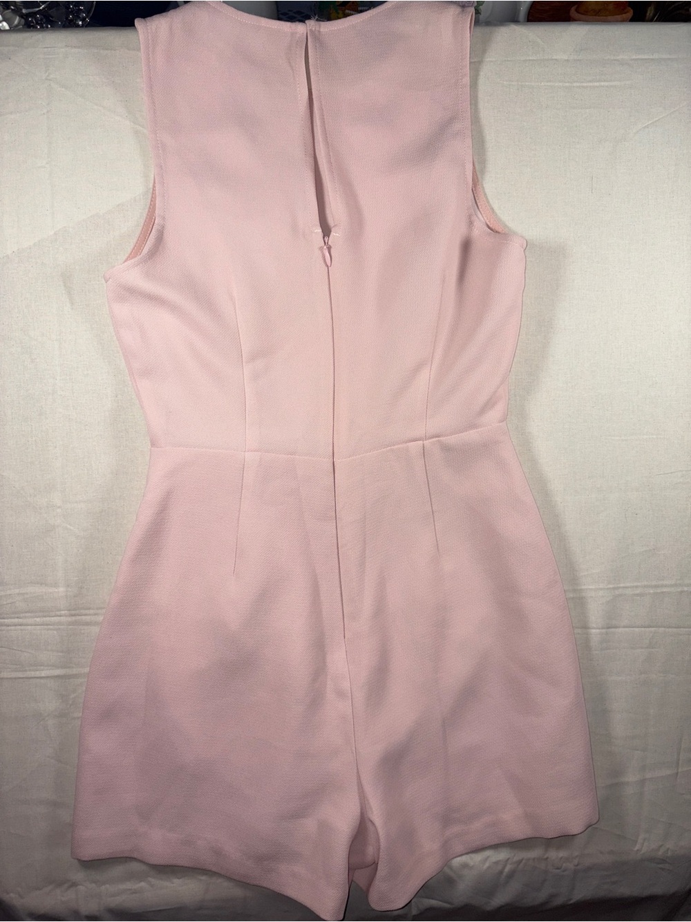 NWT Pink Lace-up Skort Romper Size 0 - Picture 2 of 11
